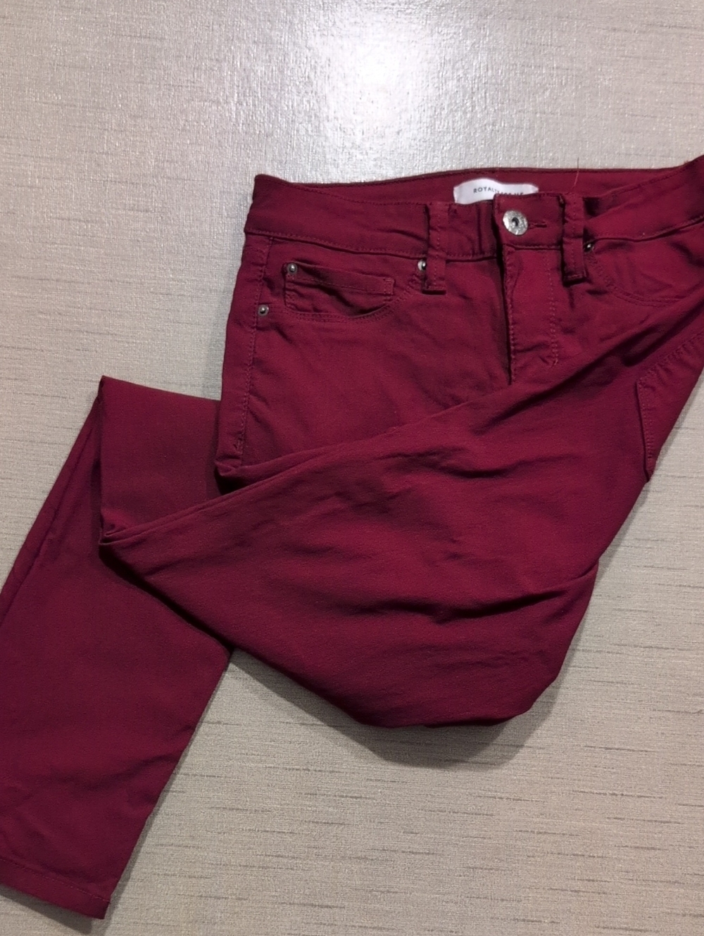 Burgundy Women’s Slim Jeans
